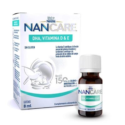 Nestle Nancare DHA Vitamina D y E Gotas 8ml