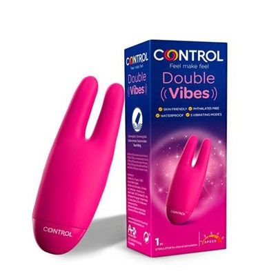 Control Double Vibes Estimulador Clitoris 5 Velocidades