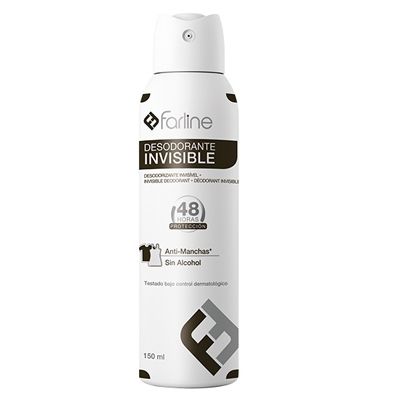 Farline Desodorante Invisible 48h Anti-Manchas Spray 150ml
