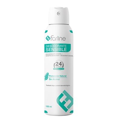 Farline Desodorante Piel Sensible 24h Spray 150ml