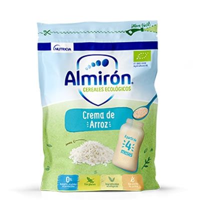 Almiron Cereales Ecologicos Crema de Arroz 4m+ 200gr