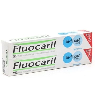Fluocaril Bi-Fluore 145mg Pasta Dental Encias Duplo 2x75ml