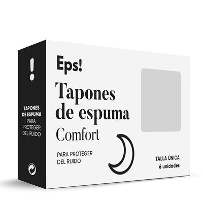 Eps Tapones Oidos Espuma Comfort 6 Uds