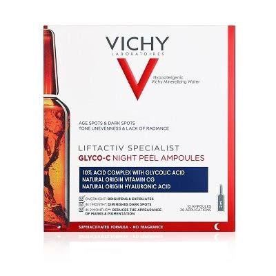 Vichy Liftactiv Specialist Glyco-C Ampollas Peeling Noche 10 Uds