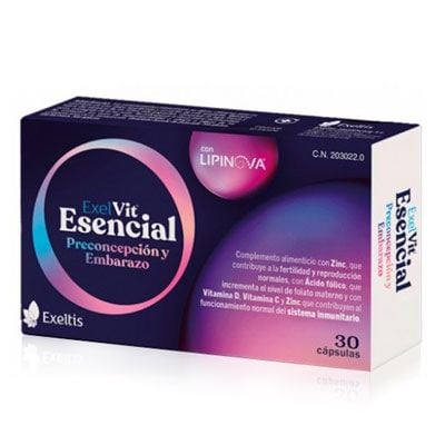 Exeltis Exelvit Esencial Preconcepcion y Embarazo 30 Caps
