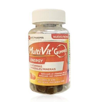 Forte Pharma Multivit Gummies Energia Naranja-Limon 60 Caramelos