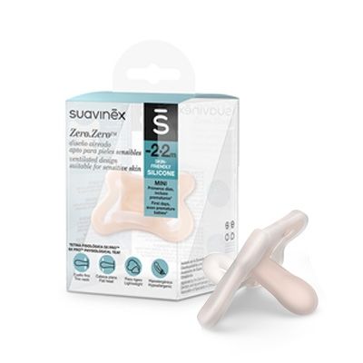 Suavinex Zero Chupete Tetina Silicon Fisiologica SX Pro -2-2m 1ud