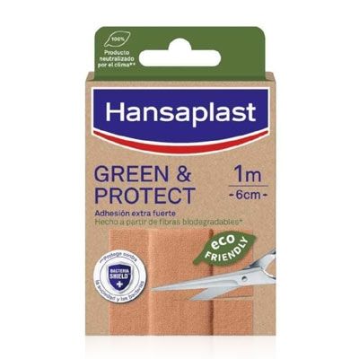 Hansaplast Green Protect Apositos Tejido Sostenible 10x6cm 10 Uds