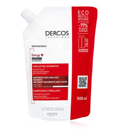 Vichy Dercos Energy+ Champu Estimulante Recarga 500ml