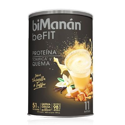 Bimanan Befit Batido Proteina Sabor Vainilla y Toffee 330g