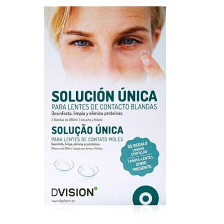 Dvision Solucion Unica Lentes de Contacto Duplo 2x360ml