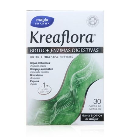 Mayla Kreaflora Biotic+ Enzimas Digestivas 30 Capsulas
