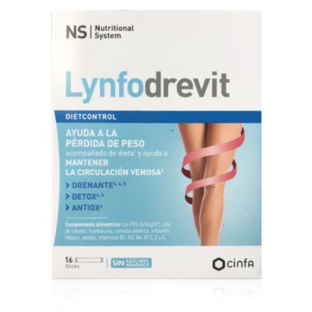 Nutricional System Dietcontrol Lynfodrevit 16 Sticks