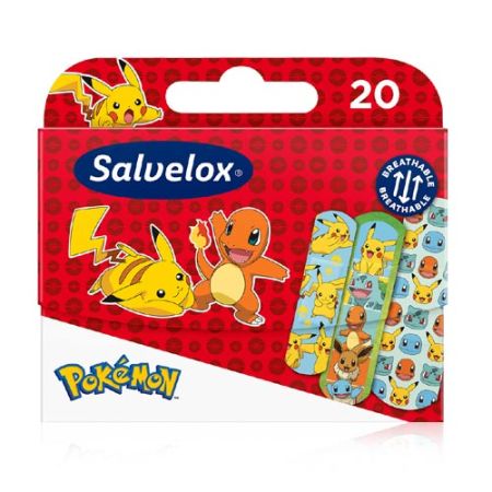 Salvelox Aposito Adhesivo Pokemon 20 Uds