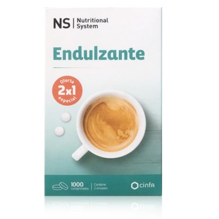 Nutritional System Endulzante Duplo 2x500 Comprimidos