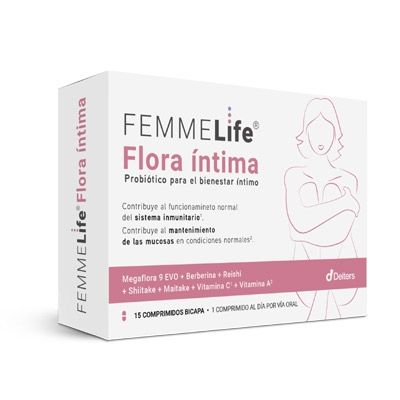 FemmeLife Flora Intima Probiotico 15 Comprimidos