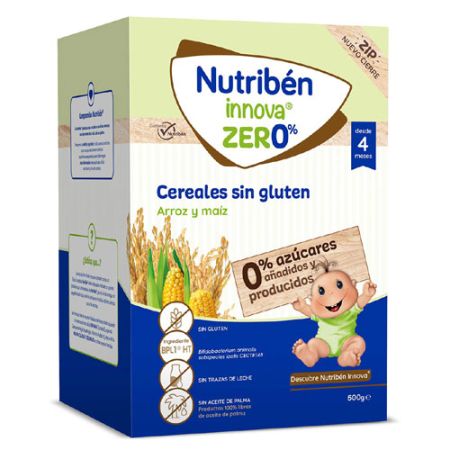 Nutriben Innova Zero Cereales sin Gluten 4m+ 500gr