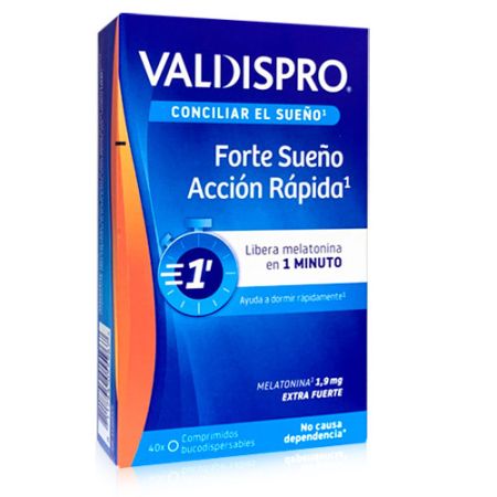 Valdispro Forte Sueño Accion Rapida 40 Comp