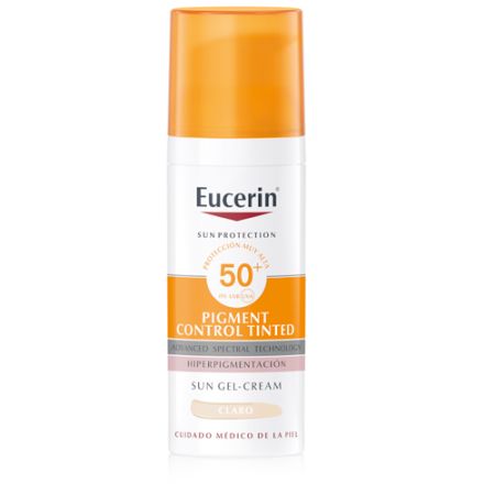 Eucerin Solar Spf50+ Pigment Control Gel-Crema Tono Claro 50ml 