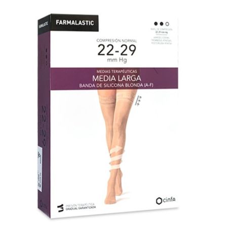Farmalastic Media Larga (A-F) Comp Normal Blonda Beige T- EG