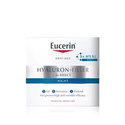 Eucerin Hyaluron Filler Crema Antiedad Noche P/Seca 50ml