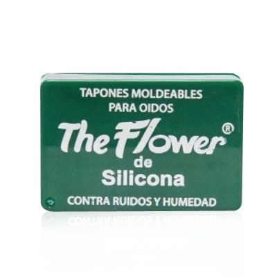 Tapones oído silicona the flowers 6 uds