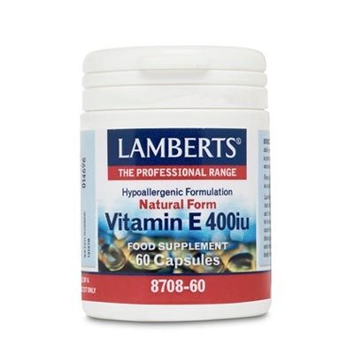 Lamberts Vitamina E Natural 400ui 60 Cap