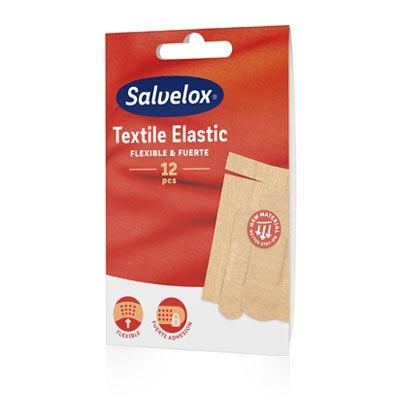 Salvelox Textile elastic mix flexible-fuerte 12 uds