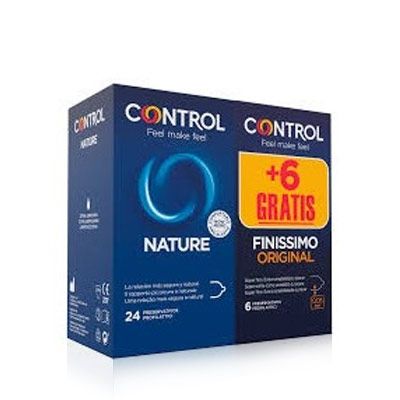 Control Preservativo Nature 24 Uds + Finissimo 6 Uds
