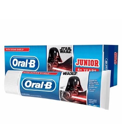 Oral-B Pasta Dental Junior 6+ Años Star Wars Menta Suave 75ml