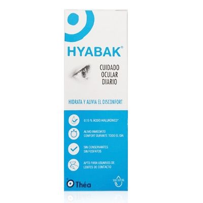 Hyabak solución lubricante ocular 10 ml - Farmacia en Casa Online