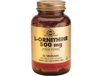 Solgar L-ornitina 500 mg. 50 cápsulas vegetales