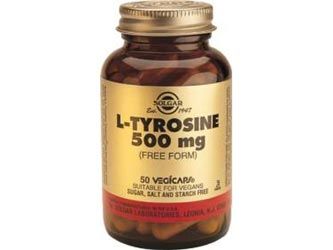 Solgar L-tirosina 500 mg. 50 cápsulas vegetales