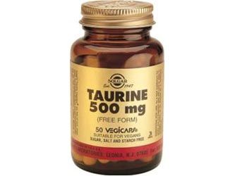 Solgar Taurina 500 mg. 50 cápsulas vegetales