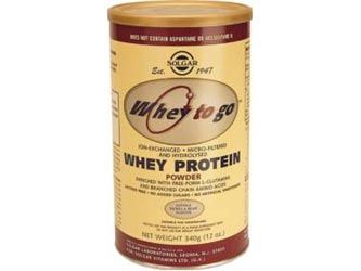 Solgar Whey to go proteína suero polvo (vainilla) 340 grs
