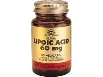 Solgar Ácido alfa lipoico 60 mg. 30 cápsulas vegetales