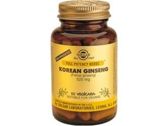 Solgar Ginseng coreano. 50 cápsulas vegetales