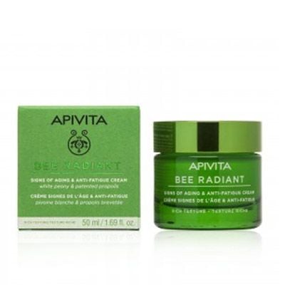 Apivita Bee Radiant Crema Rica Signos Edad y Antifatiga 50ml