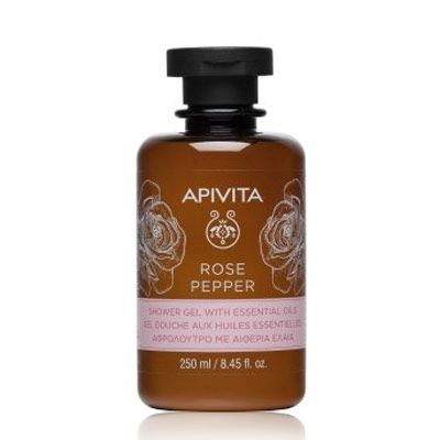 Apivita Rose Pepper Gel de Baño con Aceites Esenciales 250ml