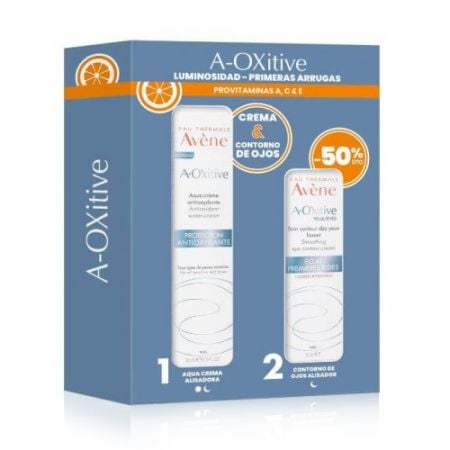 Avene A-Oxitive Aqua-Crema Alisadora 30ml + Contorno Ojos 15ml
