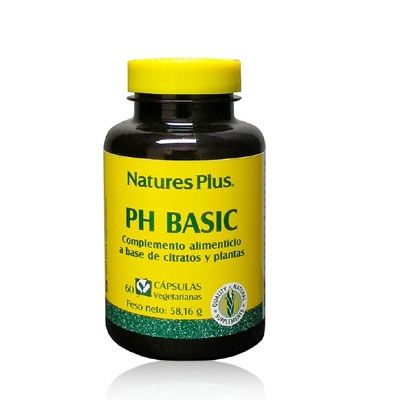 Natures Plus Ph Basic Equilibrio Acido-Basico 60 Capsulas