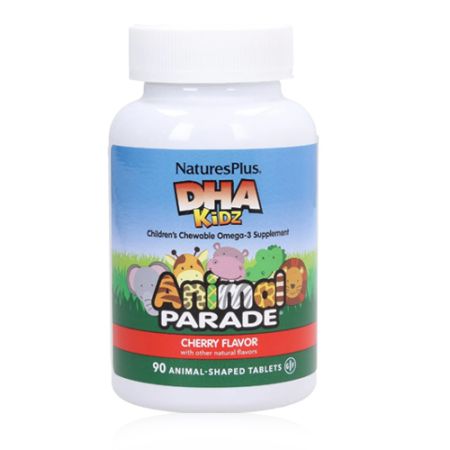 Natures Plus Animal Parade DHA Omega 3 90Comp. Masticables