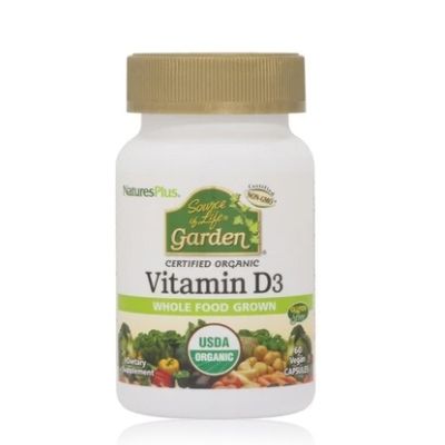 Natures Plus Vitamina D3 Garden 60 Capsulas