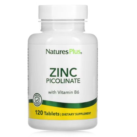 Natures Plus Zinc Di-Picolinate 120 Comprimidos