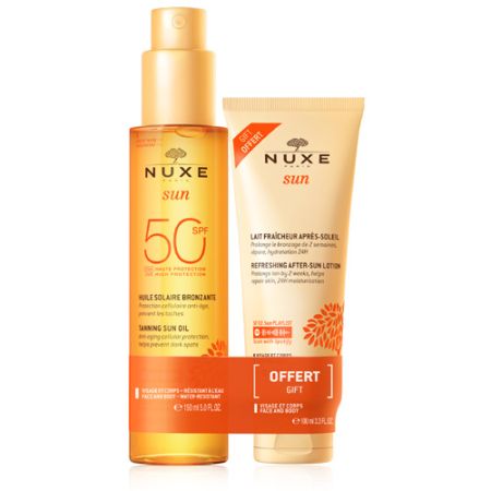 Nuxe Sun Aceite Bonceador Spf50 Spray 150ml + After Sun 100ml