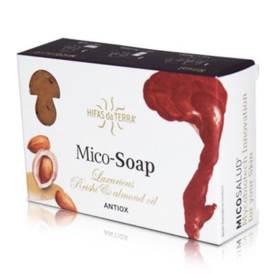 Hifas da Terra Mico-soap reishi aceite almendras jabón 2x75gr