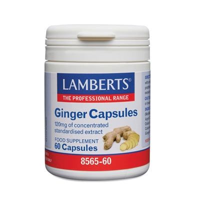 Lamberts Ginger Jengibre 60 Capsulas
