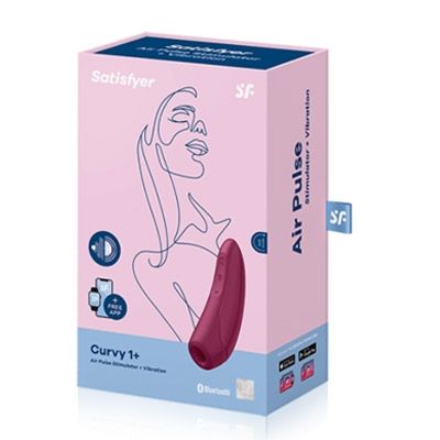 Satisfyer Curvy 1+ Estimulador de Clitoris Rosa