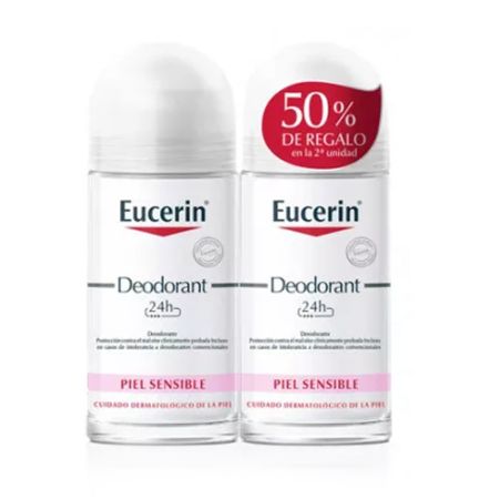 Eucerin Ph5 Desodorante Roll-On Piel Sensible Duplo 2x50ml