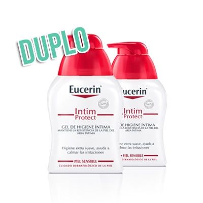 Eucerin Intim protect gel higiene íntima p/sensible duplo 2x250ml